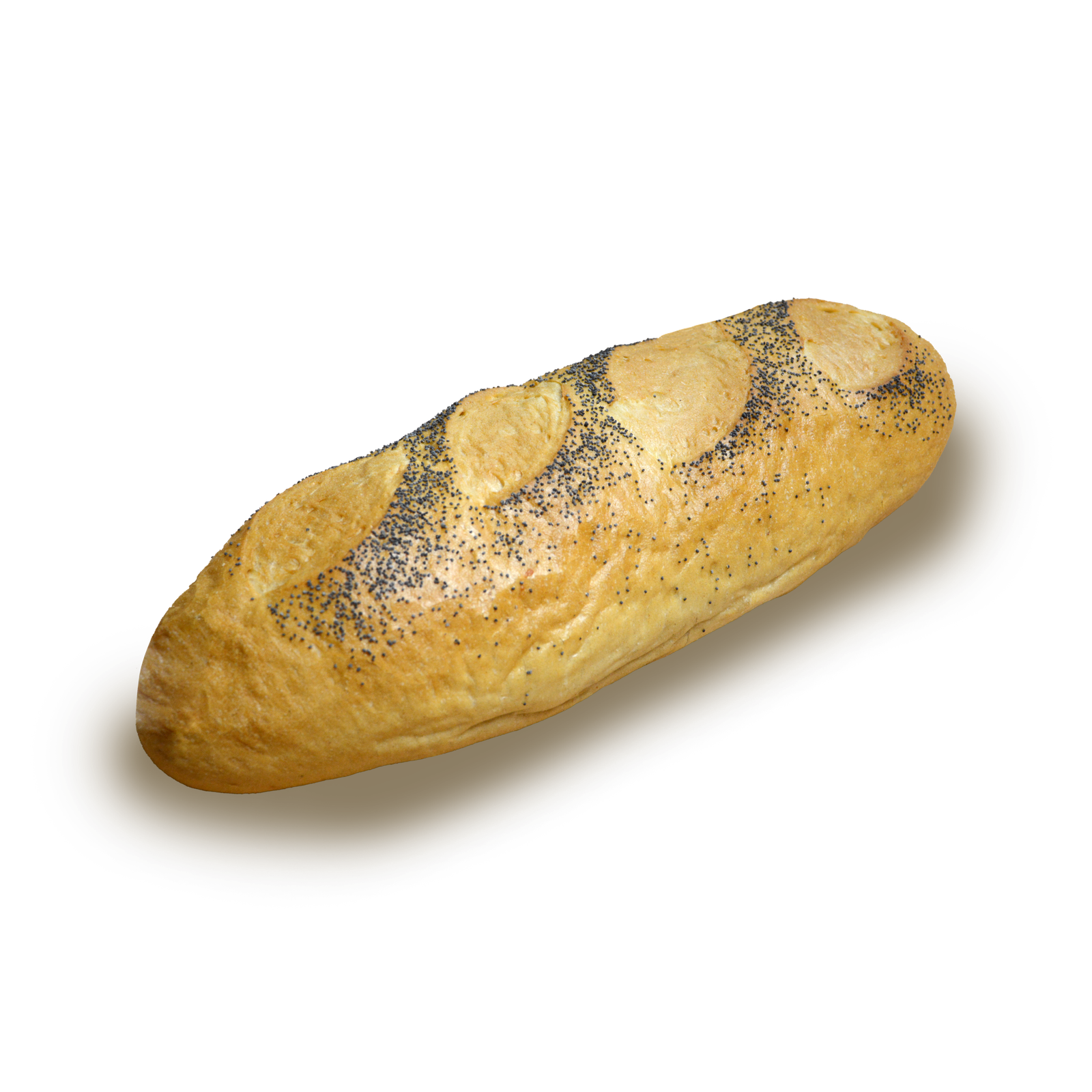 CHLEB BAROWY – Pszenno-żytni na naturalnym zakwasie, zdobiony makiem. cały, 600g, produkowany codziennie
