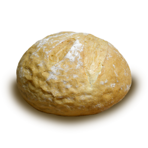 CHLEB FIRMOWY – Pszenno-żytni na naturalnym zakwasie o okrągłym kształcie. cały, 600g, produkowany codziennie.