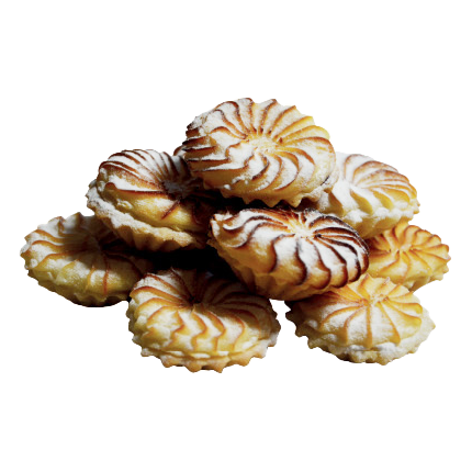 MINI BABECZKI SEROWE Ciastka kruche wypełnione nadzieniem serowym i nadzieniem malinowym. 1kg lub 500g